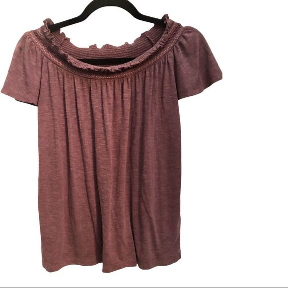 Lord & Taylor boho either off or on shoulder top - Picture 2 of 7